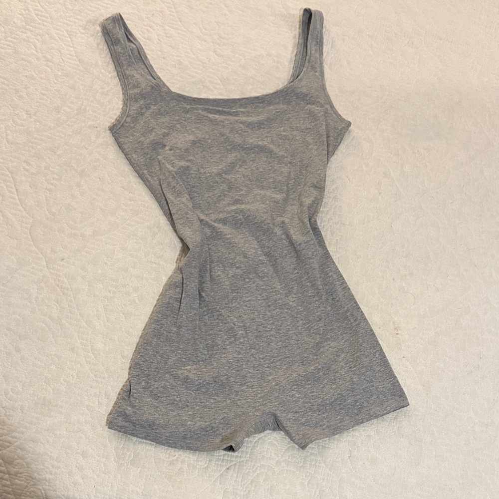 PINK Victoria's Secret Gray Romper